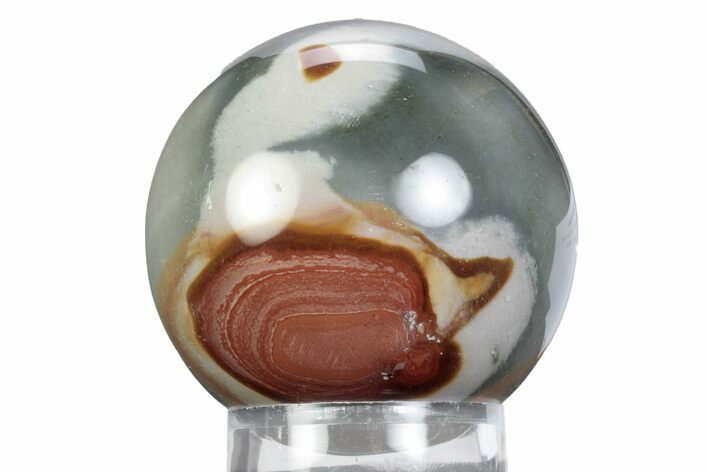 Polished Polychrome Jasper Sphere - Madagascar #383944